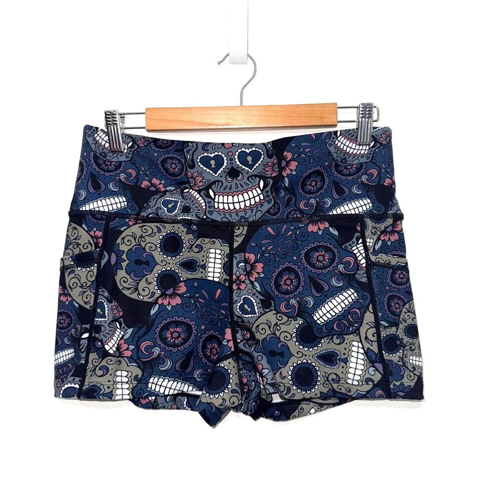 Constantly Varied Gear Paisley Skull Printed Bike Short - M